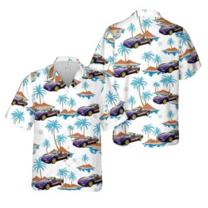 1998 Chevrolet Corvette Indy 500 Pace Car Convertible Hawaiian Shirt