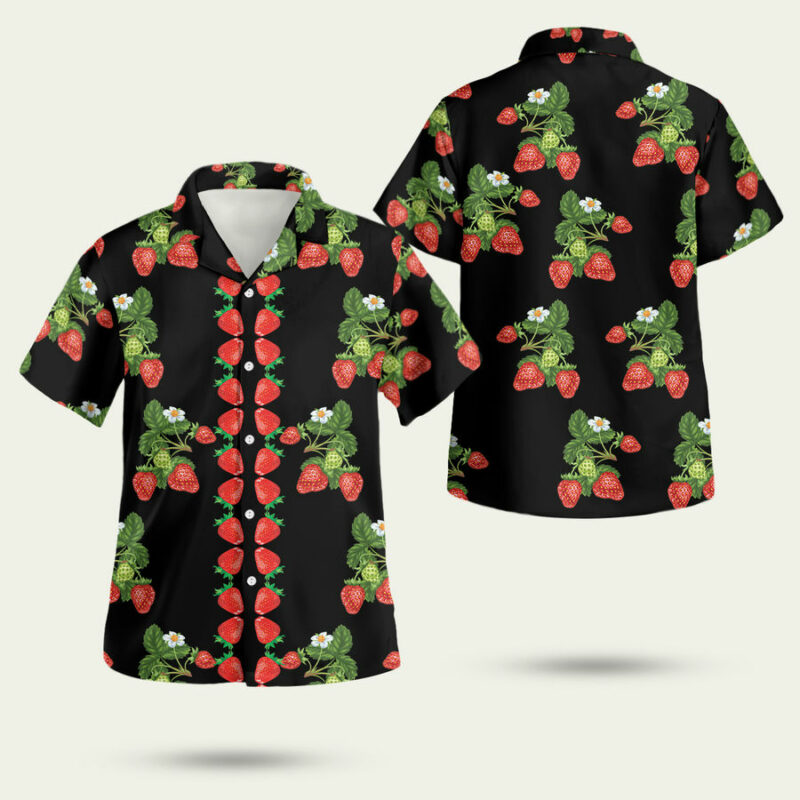 50S Style Strawberries Hawaiian Shirt