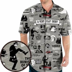 A VERY SILLY SHIRT MONTY PYTHON Hawaiian Shirt