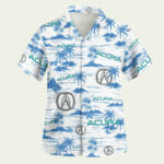 Acura hawaiian shirt front side