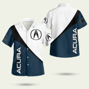 Acura racing car acura racing car hawaiian shirt