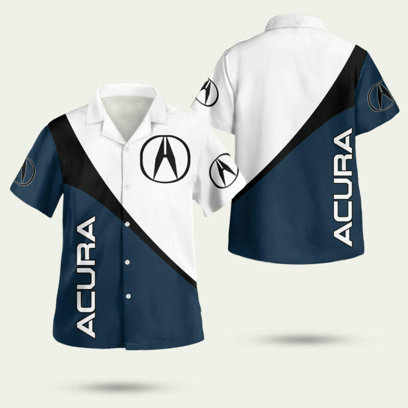 Acura Racing Car Acura Racing Car Hawaiian Shirt