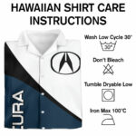 Acura racing car acura racing car hawaiian shirt care instruction