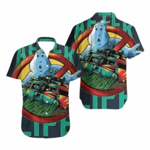 After Life Ghostbusters Halloween Hawaiian Shirt