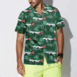 Airbus Tropical Hawaiian Shirt Front 1