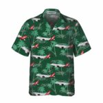 Airbus Tropical Hawaiian Shirt Front