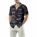 Aircraft On Coconut Forest Tropical Aircraft Aviation Hawaiian Shirt Front 2