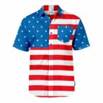 American Flag hawaiian shirt