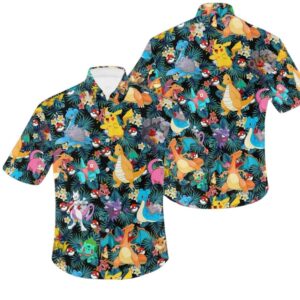 Anime Pokemon Tropical Summer Hawaiian Shirt