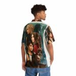 Anime Themed Final Fantasy VII Inspired Hawaiian Shirt Back 1
