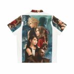 Anime Themed Final Fantasy VII Inspired Hawaiian Shirt Back