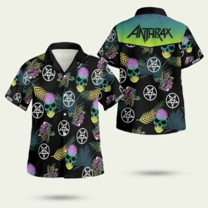 Anthrax american band hawaiian shirt