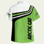Arctic cat snowmobile arctic cat snowmobile hawaiian shirt back side