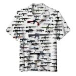 Armory Universal Rifle Collection For Family Vacation Tropical Summer Hawaiian Shirt