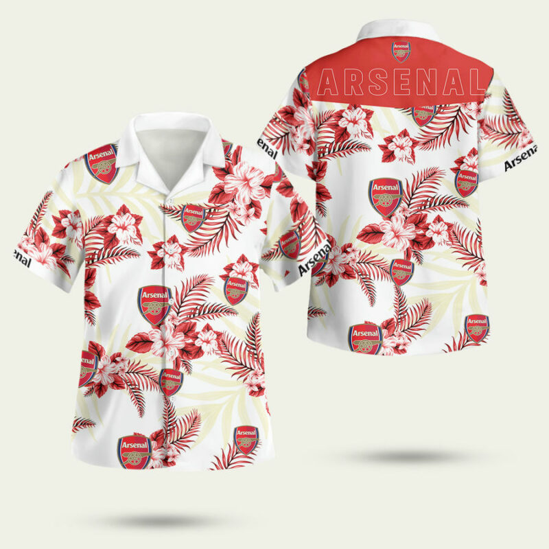 Arsenal Hawaiian Shirt