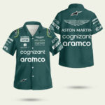 Aston martin f1 racing team customized hawaiian shirt