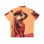 Asuka Japanese Style Anime Hawaiian Shirt Back
