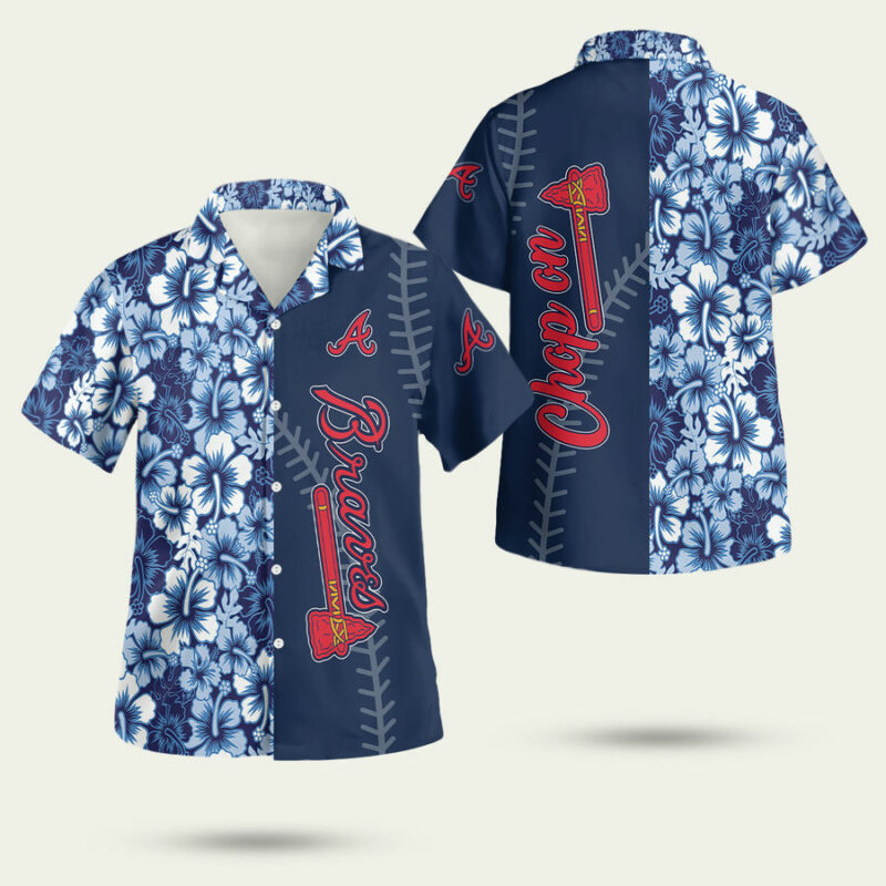 Atlanta Braves Unisex Custom Hawaiian Shirt