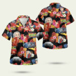 Back to the future music hawaiian shirt