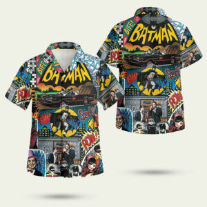 Batman comics hawaiian shirt