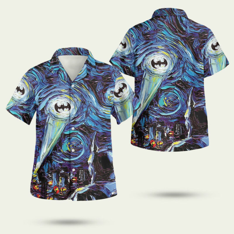 Batman The Starry Night Hawaiian Shirt