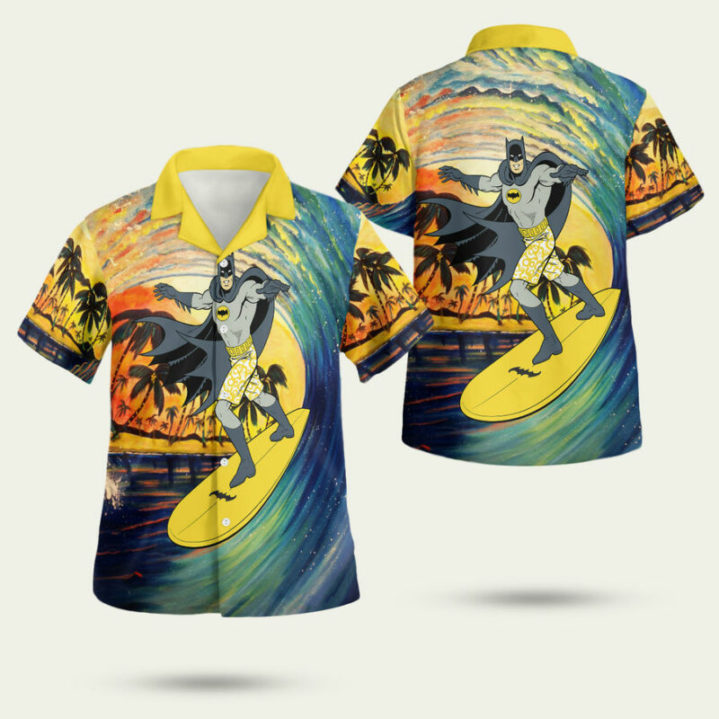 Batman Windsurfing Batman Summer Time Hawaiian Shirt