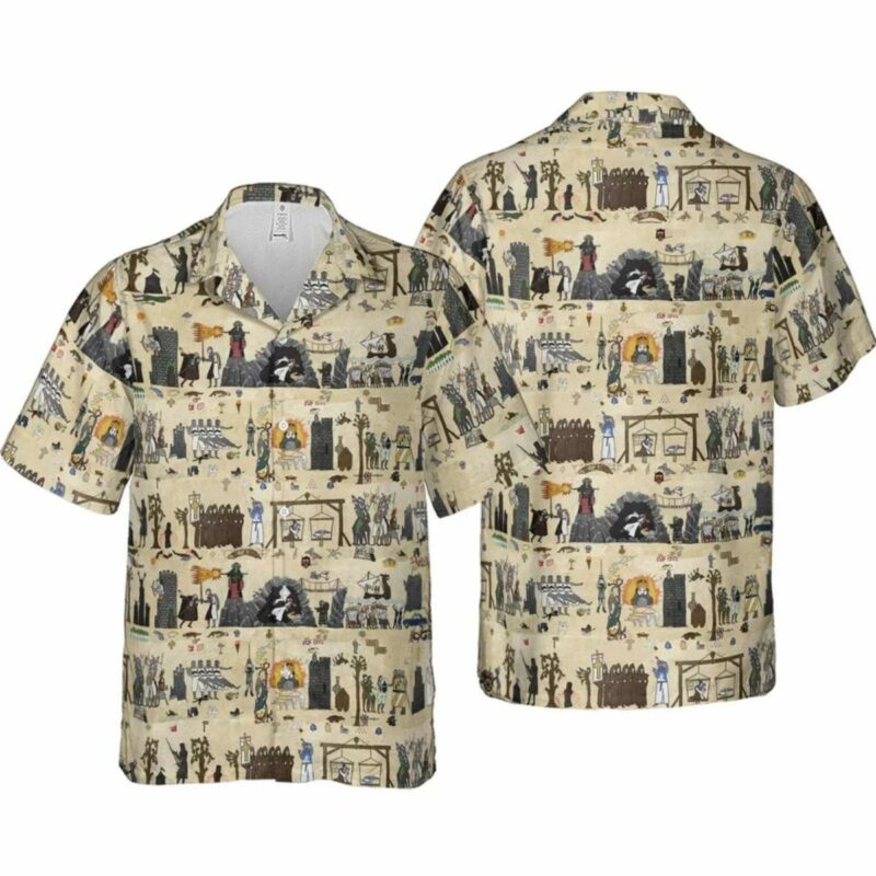 Bayeux Tapestry Monty Python Hawaiian Shirt