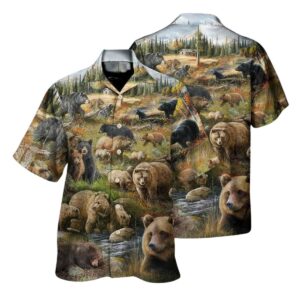 Be Brave Little Bear Hawaiian Shirt