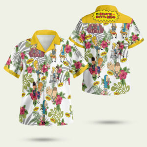 Beavis and butthead ii hawaiian shirt