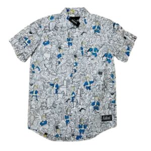 Bethesda Fallout Vault Boy Hawaiian Shirt