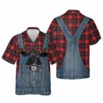Black Angus Cosplay Funny Hawaiian Shirt