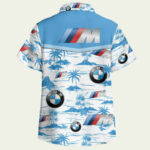 Bmw beach hawaiian shirt back side