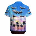 Boeing 737 281 Aero Continente Hawaiian Shirt Back