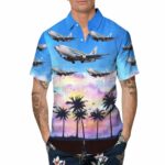 Boeing 737 281 Aero Continente Hawaiian Shirt Front 1