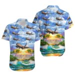 Boeing 737 783 Scandinavian Airlines SAS Hawaiian Shirt