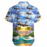 Boeing 737 783 Scandinavian Airlines SAS Hawaiian Shirt Back