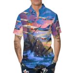 Boeing 737 86N Scandinavian Airlines SAS Hawaiian Shirt Front 1