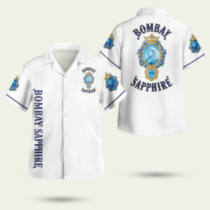 Bombay sapphire gin hawaiian shirt