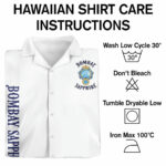 Bombay sapphire gin hawaiian shirt care instruction