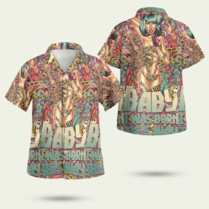 Born this way lady gaga hawaiian shirt 1