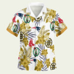 Boston sports hawaiian shirt front 1