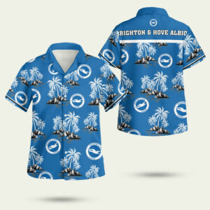 Brighton hove albion fc summer hawaiian shirt