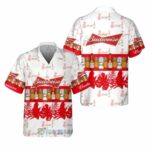 Budweiser Beer Tropical Pineapple Hawaiian Shirt
