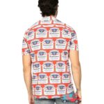 Budweiser King Of Beers Logo Hawaiian Shirt Back