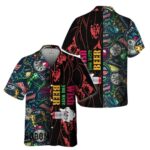 Budweiser with Wish You Were Beer Hawaiian Shirt