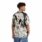 Bunny Anime Inspired Tropical Rabbit Hawaiian Shirt Back 1