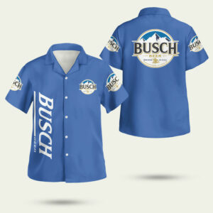 Busch beer original hawaiian shirt