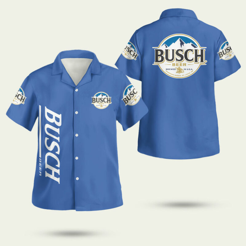 Busch Beer Original Hawaiian Shirt