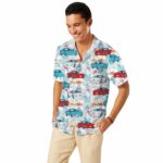 C5 Corvette Red White And Blue Hawaiian Shirt Front 1