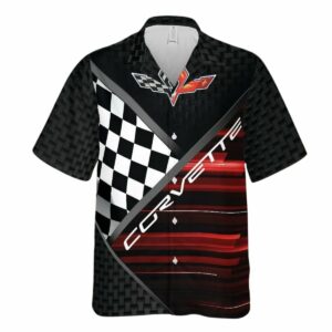 C6 Corvette Flag Logo Racing Hawaiian Shirt